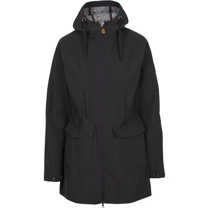Trespass Womens Adelaide Softshell Long Jacket - Dark Grey Jersey Jacket Tulle Jacket Batik Jacket Trespass Womens Adelaide Softshell Long Jacket - Dark Grey Jersey Jacket Tulle Jacket Batik Jacket