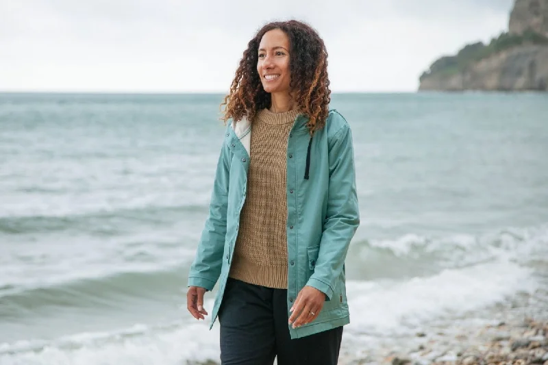 Women’s Maritime Lined Jacket Zip Front Button Front Snap Front