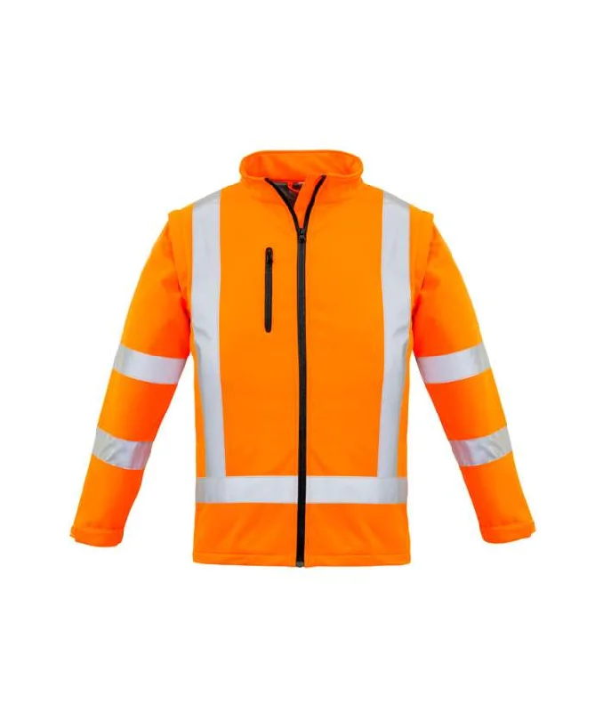 Womens Hi Vis, NSW Rail X Back Softshell 2 in 1 Jacket Denim Fabric Leather Fabric Suede Fabric Womens Hi Vis, NSW Rail X Back Softshell 2 in 1 Jacket Denim Fabric Leather Fabric Suede Fabric