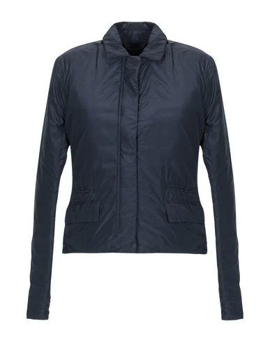 Duvetica Women Down jacket Dark blue 10 UK Hoodie Zip-Up Jacket Button-Up Jacket