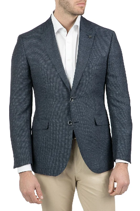 Cambridge - Glamorgan Sports Jacket - Denim Blue Cardigan Sweater Pullover