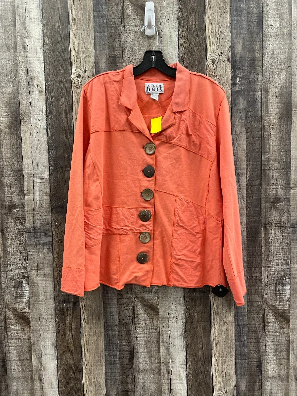 Jacket Other By Cme In Orange, Size: Xl Print Jacket Jacquard Jacket Patchwork Jacket