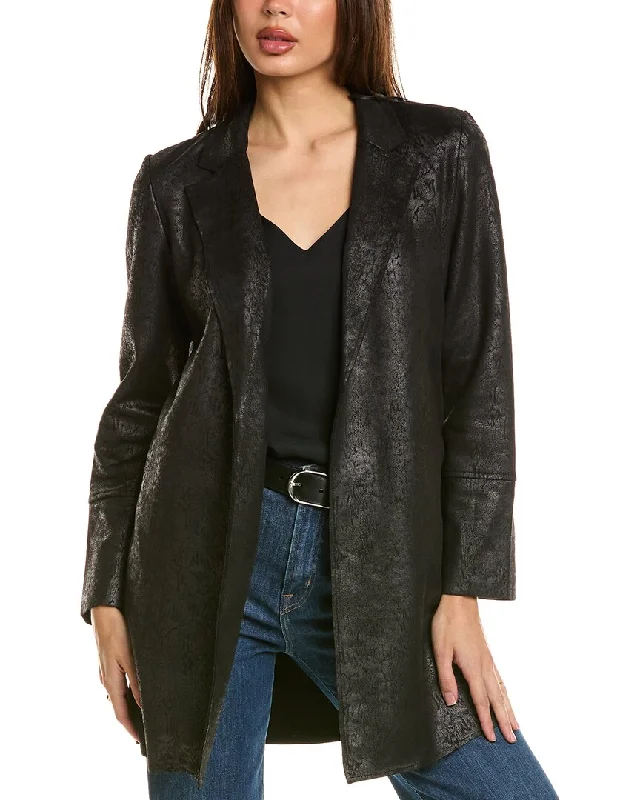 T Tahari Jacket Welt Pockets Slit Pockets Flap Pockets