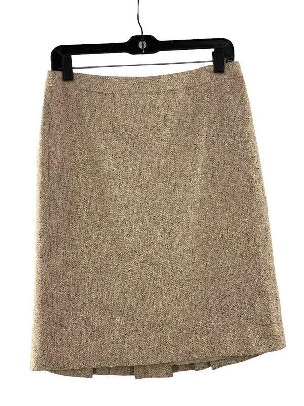 Ann Taylor Size 6 Beige Skirt denim skirt classic