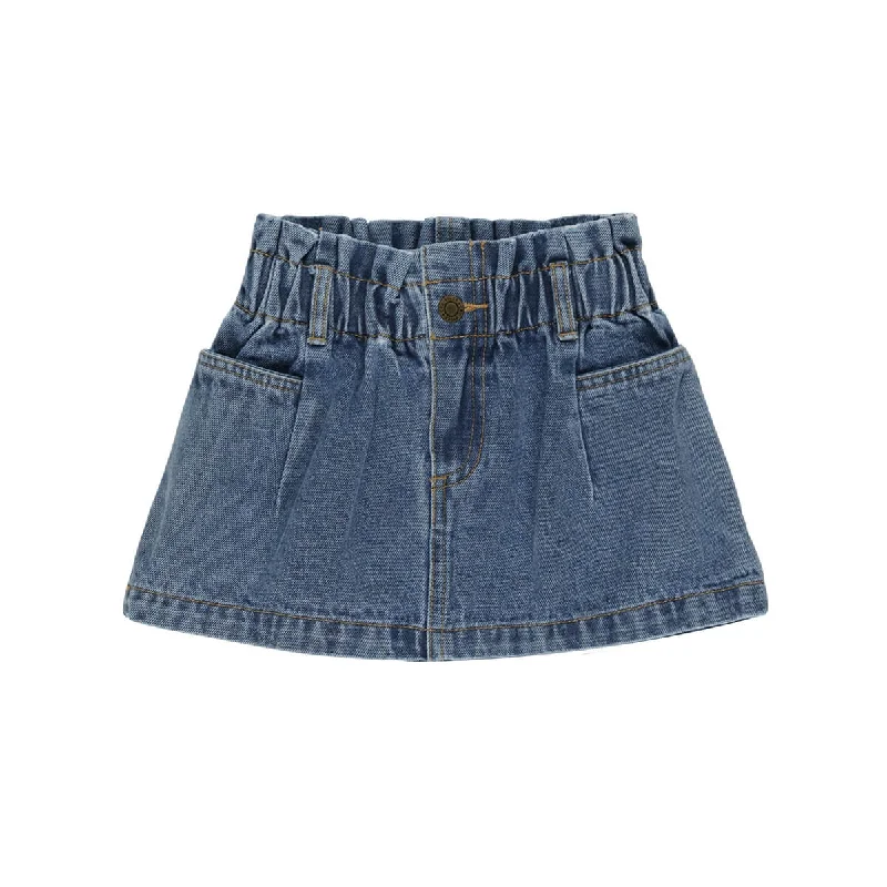 Denim Mini Skirt by Rylee & Cru vintage skirt charm