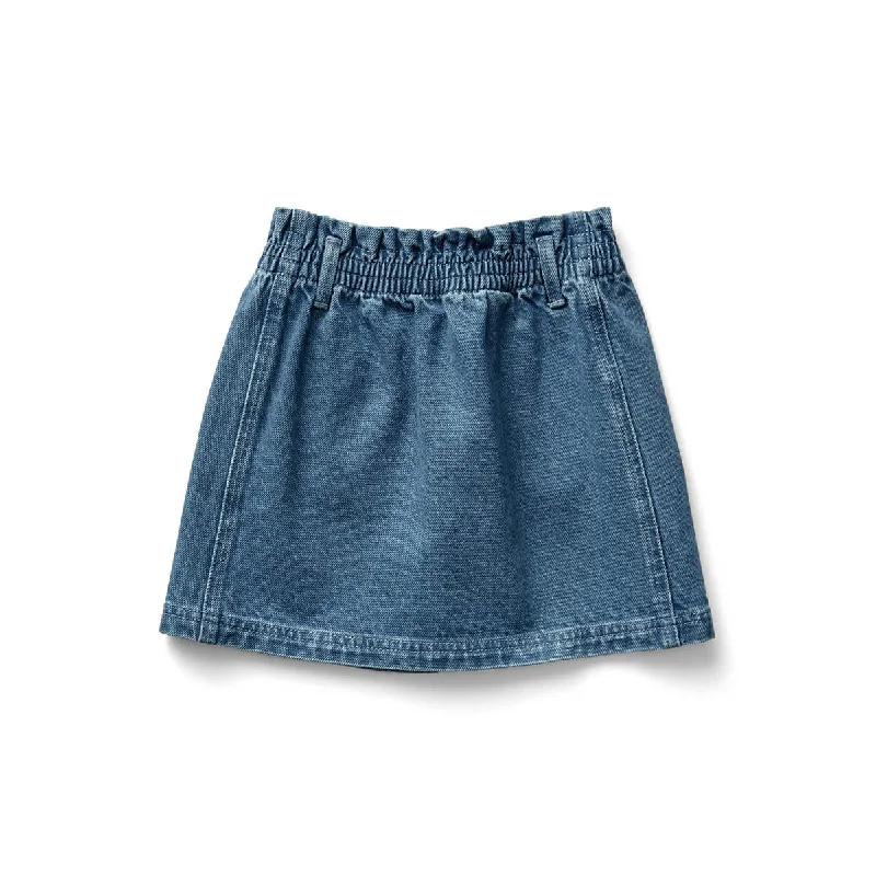 Filipa Skirt in Eco Wash by Soor Ploom denim skirt classic