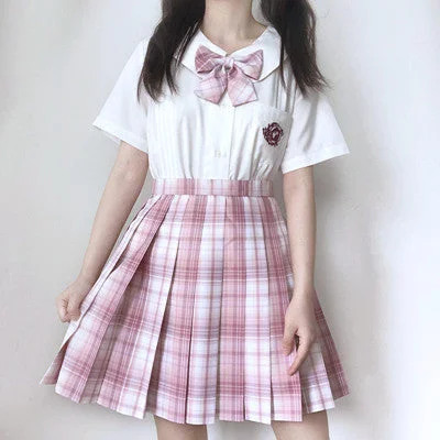 jk uniform high waist skirt YV43905 velvet skirt plush