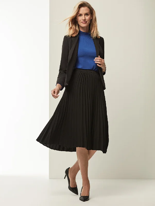 Penley Pleated Skirt corduroy skirt cozy