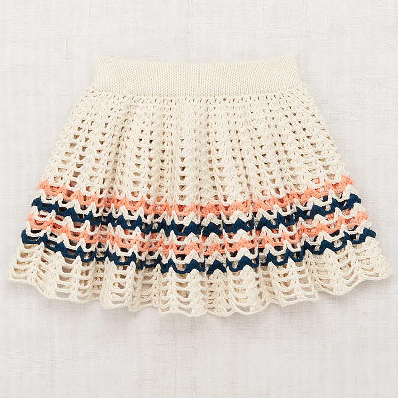 Wellfleet Skirt in Marzipan by Misha & Puff - Last Ones In Stock - 3-6 Years a-line skirt cut