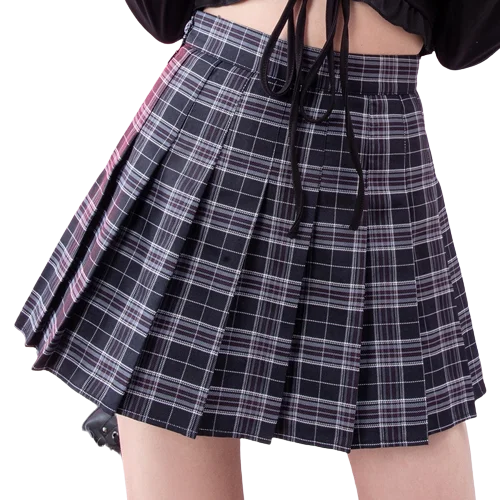 Women Harajuku Skirt Pleat Skirt Preppy Style Plaid Skirts Mini Cute Japanese School Uniforms Ladies Jupe Kawaii Skirt Harajuku slim fit skirt