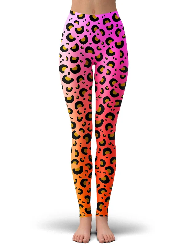 Leopard Spots Leggings Comfortable Plus Size Leggings