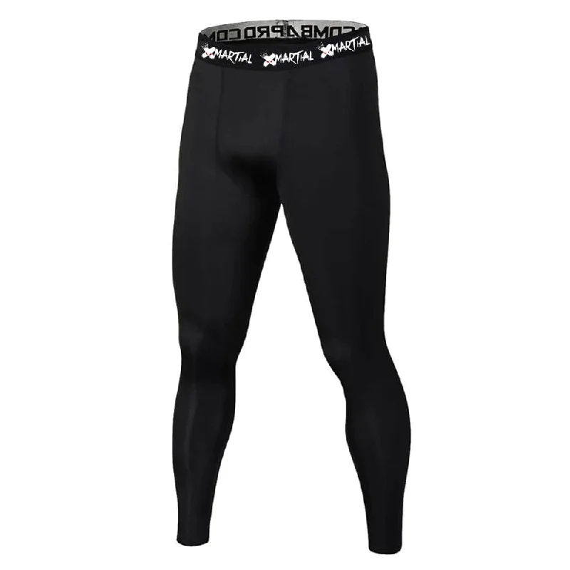 Men's Quick-Drying High Elastic Fitness Leggings - Breathable & Slim Fit - Black Trendy High-Waist Tummy Control Leggings Men's Quick-Drying High Elastic Fitness Leggings - Breathable & Slim Fit - Black Trendy High-Waist Tummy Control Leggings