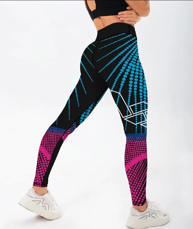 Sexy High Waist Elasticity Women Digital Printed Leggings Push Up Strength Pants Fashionable Fitted Workout Leggings Sexy High Waist Elasticity Women Digital Printed Leggings Push Up Strength Pants Fashionable Fitted Workout Leggings