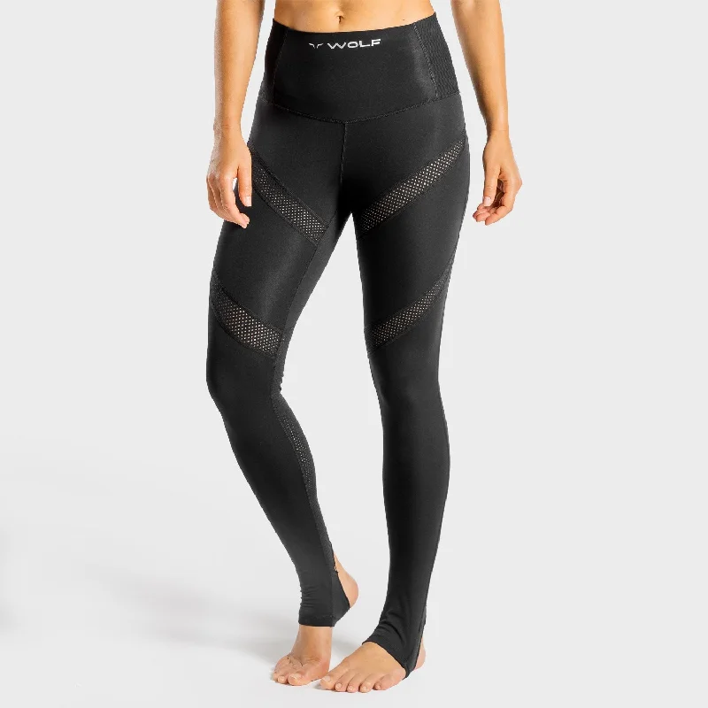Wolf Leggings - Onyx Trendy Faux Suede Leggings