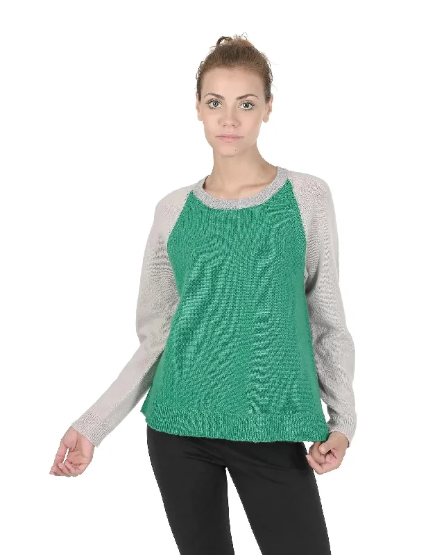 Crown of Edinburgh Cashmere Women's Premium Cashmere Round Neck Sweater in Multicolor - 40 EU Long Sweater Short Sweater Cropped Sweater Crown of Edinburgh Cashmere Women's Premium Cashmere Round Neck Sweater in Multicolor - 40 EU Long Sweater Short Sweater Cropped Sweater