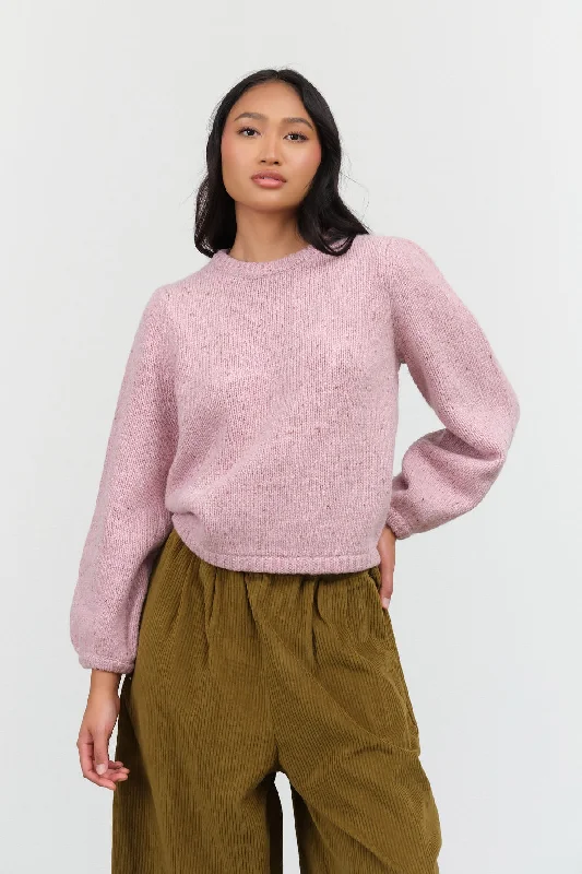 Iara Sweater Beaded Sweater Sequined Faux Fur