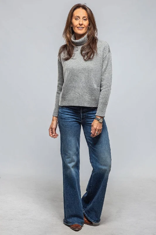 Favi Turtleneck Sweater In Grigio Stylish Fashionable Trendy