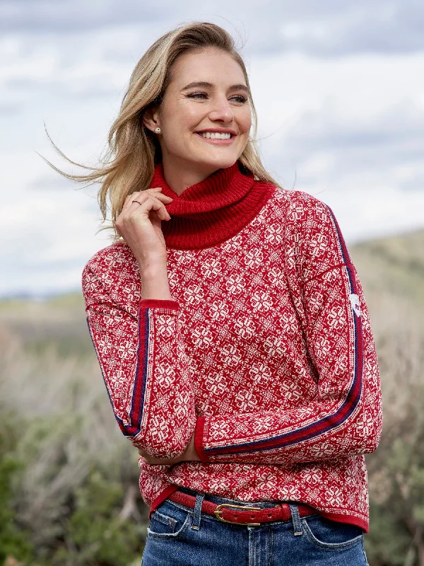 Frida Nordic Turtleneck Sweater Terry Terry Cloth Terry Knit