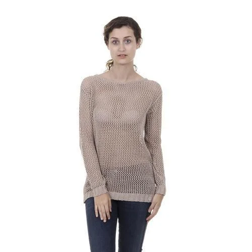 Brown M Fred Perry Womens Sweater 31412280 7071 Spandex Rayon Corduroy