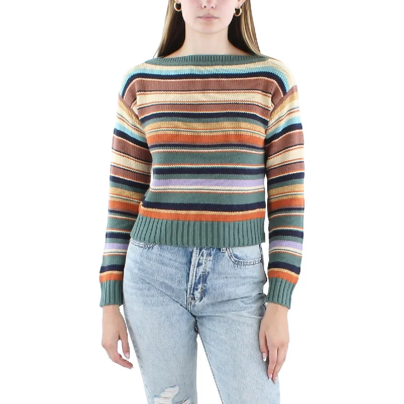 Lauren Ralph Lauren Womens Petites Linen Knit Crewneck Sweater Fleece Sweater Nylon Polyester Lauren Ralph Lauren Womens Petites Linen Knit Crewneck Sweater Fleece Sweater Nylon Polyester