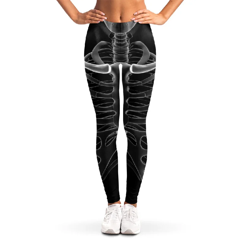 Radiologist X-Ray Film Print Women's Leggings Stylish Patterned Active Leggings