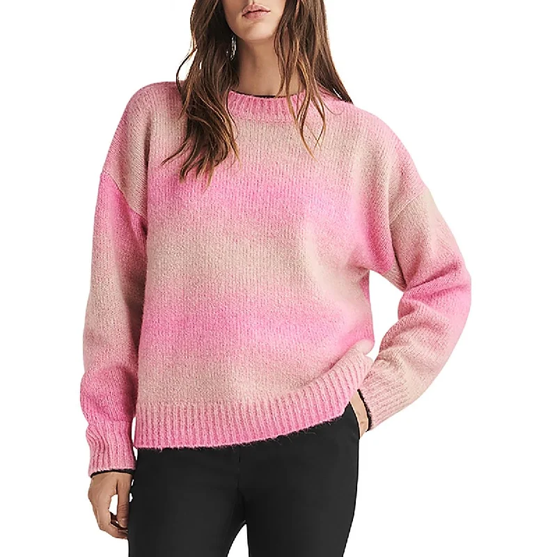 Rag & Bone Womens Alpaca Ribbed Trim Crewneck Sweater Fleece Sweater Nylon Polyester Rag & Bone Womens Alpaca Ribbed Trim Crewneck Sweater Fleece Sweater Nylon Polyester
