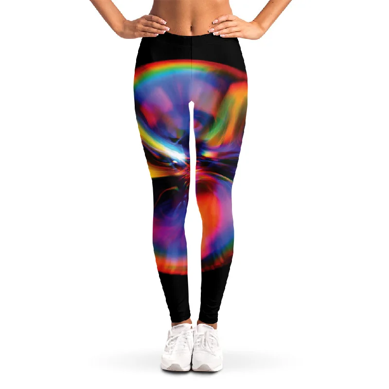 Rave Bubble Print Women's Leggings Chic Velvet Soft Leggings