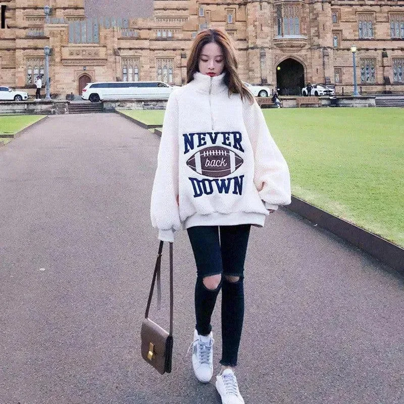 Women's Loose And Thin Mid-length Lamb Wool Sweater Coat Wool Sweater Cotton Sweater Cashmere Sweater Women's Loose And Thin Mid-length Lamb Wool Sweater Coat Wool Sweater Cotton Sweater Cashmere Sweater
