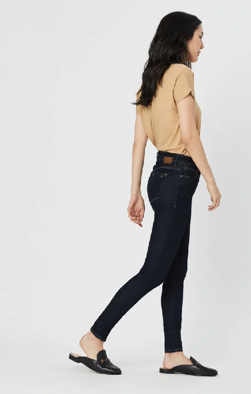 ALISSA SUPER SKINNY JEANS IN RINSE SUPERSOFT Comfortable Boyfriend Jeans