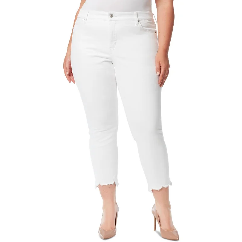 Jessica Simpson Womens Plus High Rise Slim Straight Leg Jeans Trendy Paperbag Waist Jeans Jessica Simpson Womens Plus High Rise Slim Straight Leg Jeans Trendy Paperbag Waist Jeans