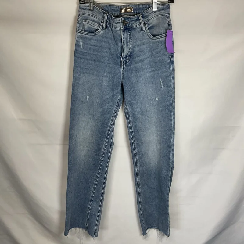 KUT WOMEN'S JEANS 4 Casual Bootcut Ripped Jeans