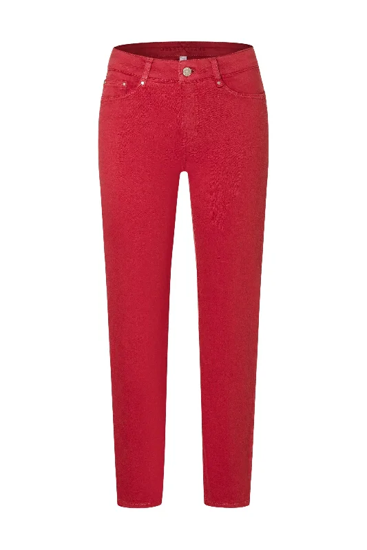 Mac Jeans Dream Straight Legs 5448-00-0355 | 454R Marsala PPT Chic Rolled Cuff Denim Jeans Mac Jeans Dream Straight Legs 5448-00-0355 | 454R Marsala PPT Chic Rolled Cuff Denim Jeans