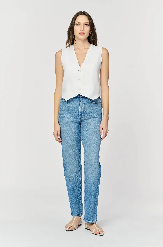 ASE - STRAIGHT JEANS | EVERAFTER Comfortable Drawstring Waist Jeans