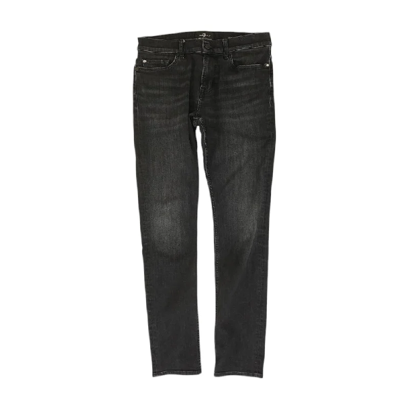 Black Solid Jeans Stylish High-Waisted Denim