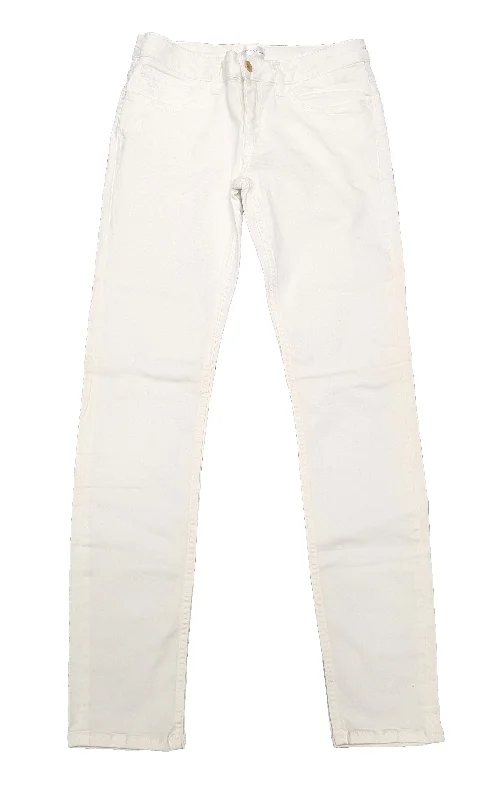 GANT RUGGER Women's White Jeans 410084 Elegant Skinny Leg Jeans