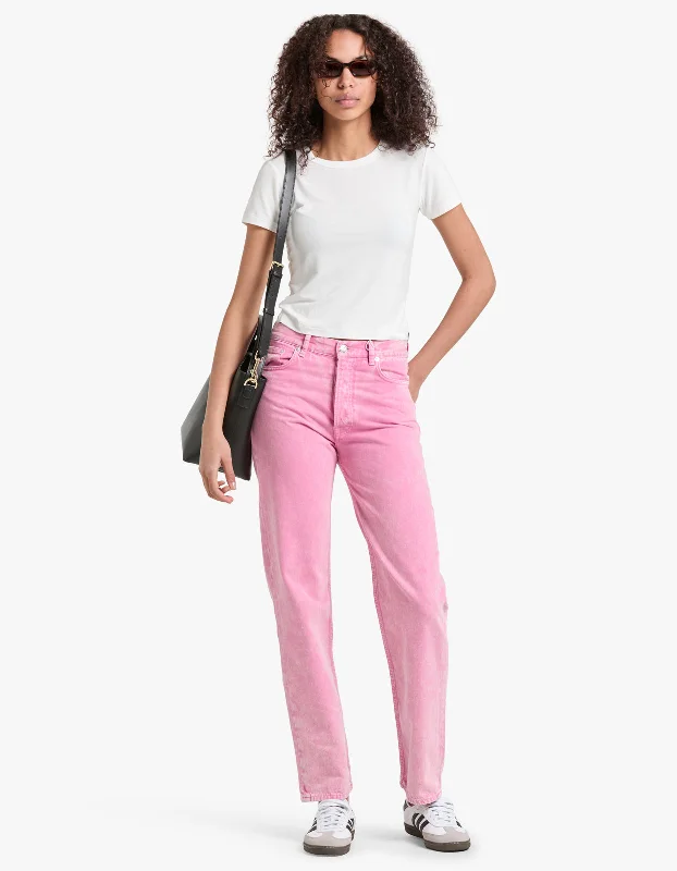 Sasha Jeans 15186 - Orchid Smoke Comfortable Flare Leg Jeans