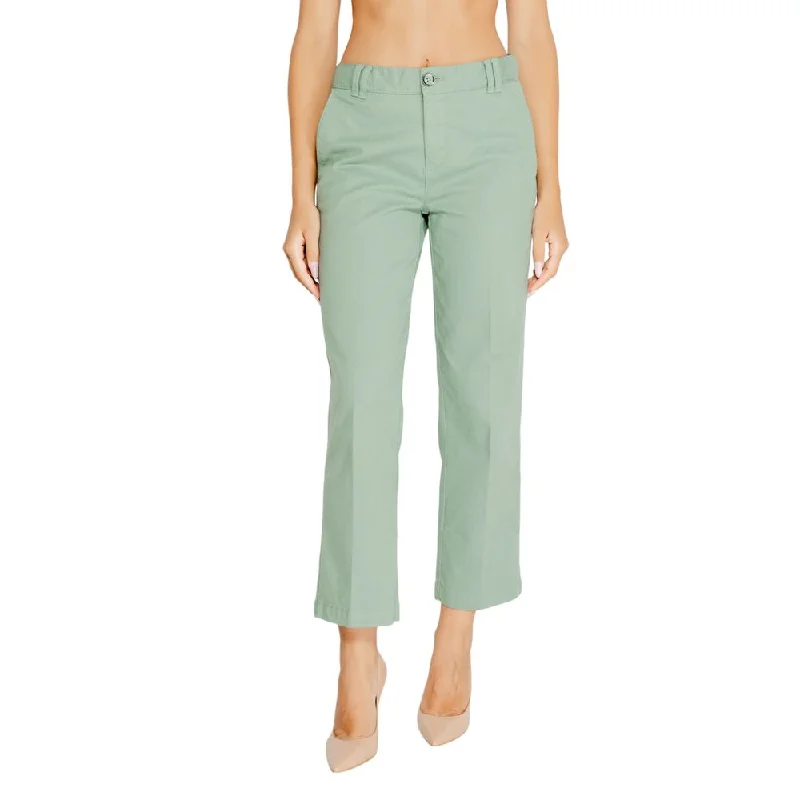 Turquoise Cotton Jeans & Pant Cozy Relaxed Fit Jeans