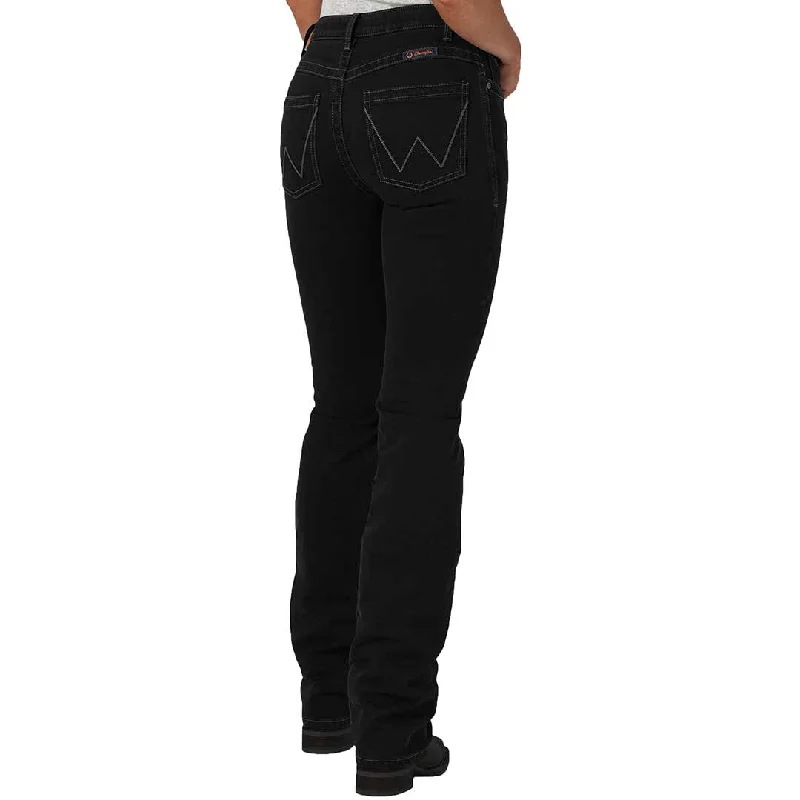 Wrangler Women's Ultimate Riding Willow Bootcut Jeans Comfortable Zip-Up Skinny Jeans